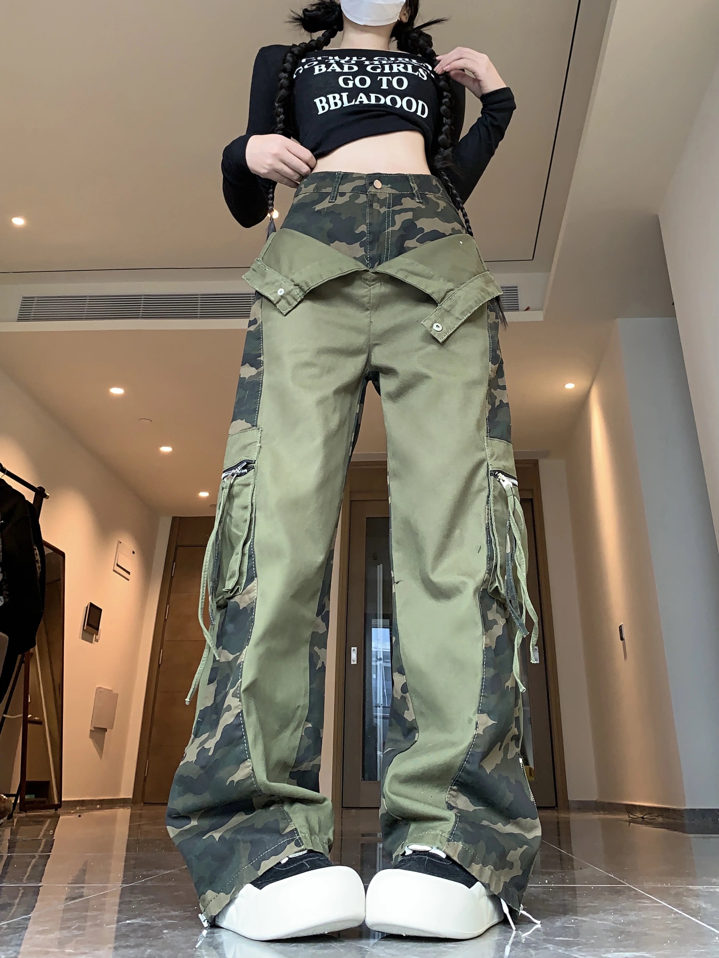 Camouflage Two-Piece Pants